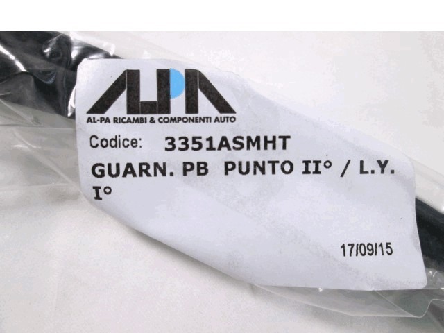 TESNILO ZA STEKLA OEM N. 3351ASMHT ORIGINAL REZERVNI DEL FIAT PUNTO 188 188AX MK2 (1999 - 2003) DIESEL LETNIK 1999