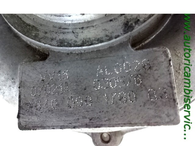 TURBINA OEM N. A640090178003 ORIGINAL REZERVNI DEL MERCEDES CLASSE A W169 5P C169 3P (2004 - 04/2008) DIESEL LETNIK 2007