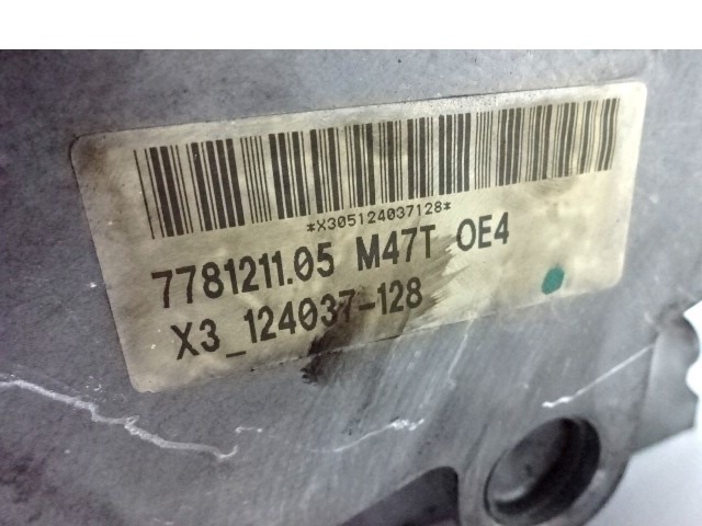 GLAVA, CILINDER IN DELI OEM N. 7781211 ORIGINAL REZERVNI DEL BMW SERIE 3 BER/SW/COUPE/CABRIO E90/E91/E92/E93 (2005 -2009) DIESEL LETNIK 2007
