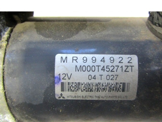 ZAGANJAC MOTORJA  OEM N. MR994922 ORIGINAL REZERVNI DEL SMART FORFOUR 454 MK1 (2004 - 2006) BENZINA LETNIK 2005