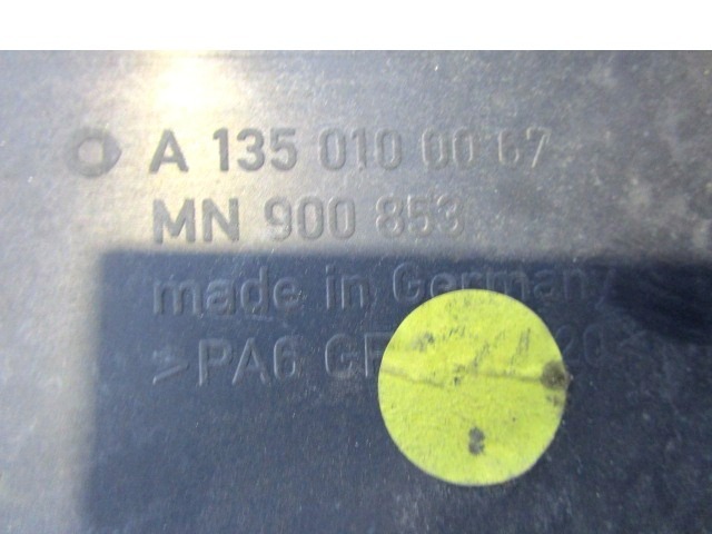 POKROV MOTORJA  OEM N. A1350100067 MN900853 ORIGINAL REZERVNI DEL SMART FORFOUR 454 MK1 (2004 - 2006) BENZINA LETNIK 2005