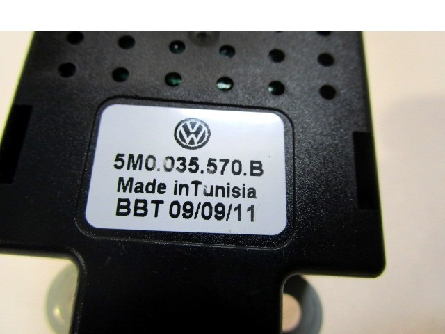 OJACEVALEC / ANTENA OEM N. 5M0035570B ORIGINAL REZERVNI DEL VOLKSWAGEN GOLF VI 5K1 517 AJ5 MK6 (2008-2012) DIESEL LETNIK 2011