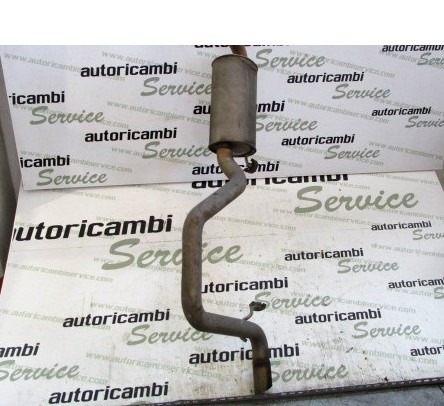 IZPUSNI SISTEM CENTRALNEGA LONCA / IZPUSNI SISTEM IZPUSNIH PLINOV ZADAJ OEM N. 1K0253411CK ORIGINAL REZERVNI DEL VOLKSWAGEN GOLF VI 5K1 517 AJ5 MK6 (2008-2012) DIESEL LETNIK 2011