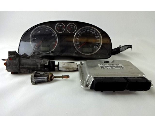 KOMPLET ODKLEPANJE IN VZIG  OEM N. 15786 KIT ACCENSIONE AVVIAMENTO ORIGINAL REZERVNI DEL VOLKSWAGEN PASSAT B5.5 3B3 3B6 3BG R BER/SW (11/2000 - 2005) DIESEL LETNIK 2001