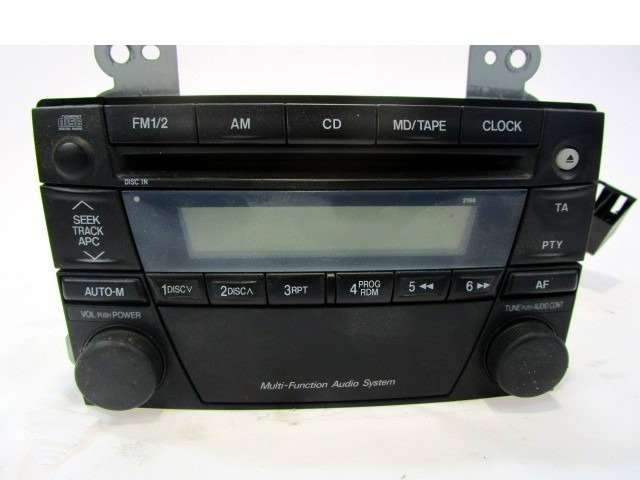 RADIO CD / OJACEVALNIK / IMETNIK HIFI OEM N. LD67669R0B ORIGINAL REZERVNI DEL MAZDA MPV LW MK2 (1999 - 2006) DIESEL LETNIK 2004