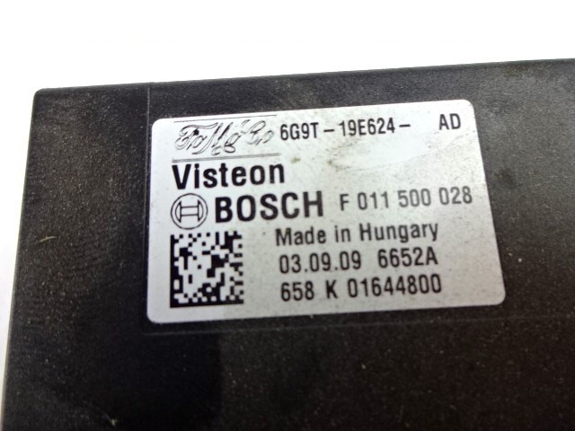 REGULATOR PREZRACEVANJA OEM N. 6G9T-19E624-AD ORIGINAL REZERVNI DEL FORD FIESTA CB1 CNN MK6 (09/2008 - 11/2012) BENZINA/GPL LETNIK 2009