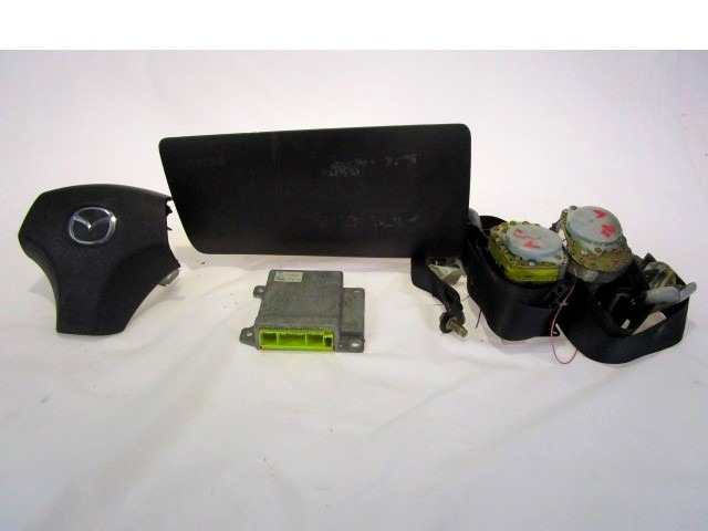 KIT AIRBAG KOMPLET OEM N. 16857 KIT AIRBAG COMPLETO ORIGINAL REZERVNI DEL MAZDA MPV LW MK2 (1999 - 2006) DIESEL LETNIK 2004