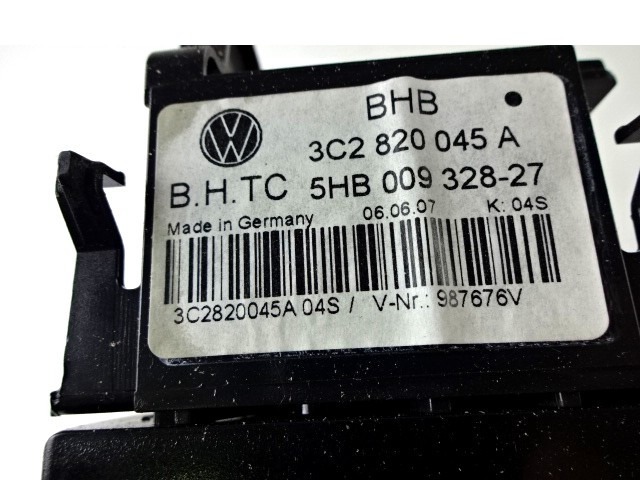 NADZOR KLIMATSKE NAPRAVE OEM N. 3C2820045A ORIGINAL REZERVNI DEL VOLKSWAGEN PASSAT B6 3C2 3C5 BER/SW (2005 - 09/2010)  DIESEL LETNIK 2007