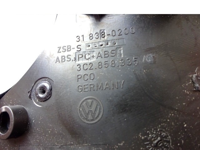 ARMATURNA PLO?CA OEM N. 3C2858335 ORIGINAL REZERVNI DEL VOLKSWAGEN PASSAT B6 3C2 3C5 BER/SW (2005 - 09/2010)  DIESEL LETNIK 2007