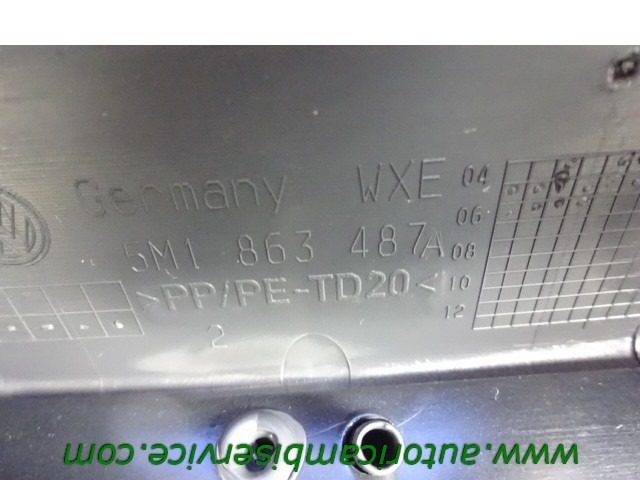 SREDINSKA KONZOLA  OEM N. 5M1857961C ORIGINAL REZERVNI DEL VOLKSWAGEN GOLF PLUS 5M1 521 MK1 (2004 - 2009) BENZINA LETNIK 2006