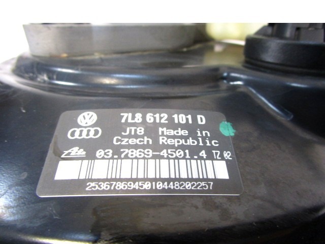 SERVO OJACEVALNIK ZAVOR S PUMPO OEM N. 7L8612101D ORIGINAL REZERVNI DEL AUDI Q7 4L (2005 - 2015) DIESEL LETNIK 2008