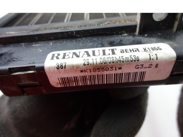 HLADILNIK ZA GRETJE OEM N. K1855031 ORIGINAL REZERVNI DEL RENAULT MASTER JD FD ED HD UD MK2 R (2003 - 2010) DIESEL LETNIK 2007