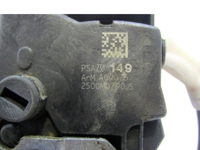 CENTRALNO ZAKLEPANJE PREDNIH LEVIH VRAT OEM N. 9800618280 ORIGINAL REZERVNI DEL CITROEN C5 RD TD MK2 /TOURER/CROSS TOURER (2008 - 2017) DIESEL LETNIK 2011