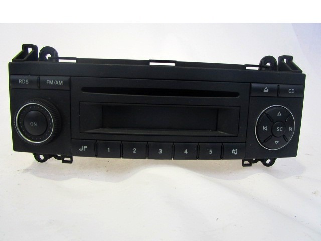 RADIO CD / OJACEVALNIK / IMETNIK HIFI OEM N. A1699002900 ORIGINAL REZERVNI DEL MERCEDES CLASSE A W169 5P C169 3P R (05/2008 - 2012) DIESEL LETNIK 2010