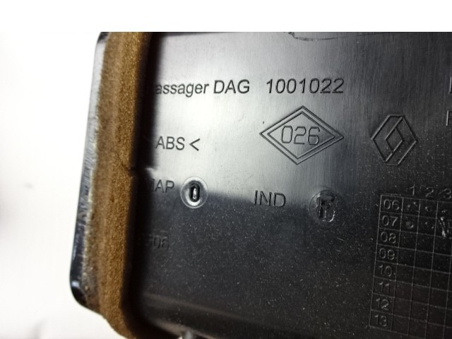ODVOD ZRAKA OEM N. 734500002R ORIGINAL REZERVNI DEL RENAULT LAGUNA BT0/1 KT0/1 MK3 BER/SW (10/2007 - 08/2010) DIESEL LETNIK 2008
