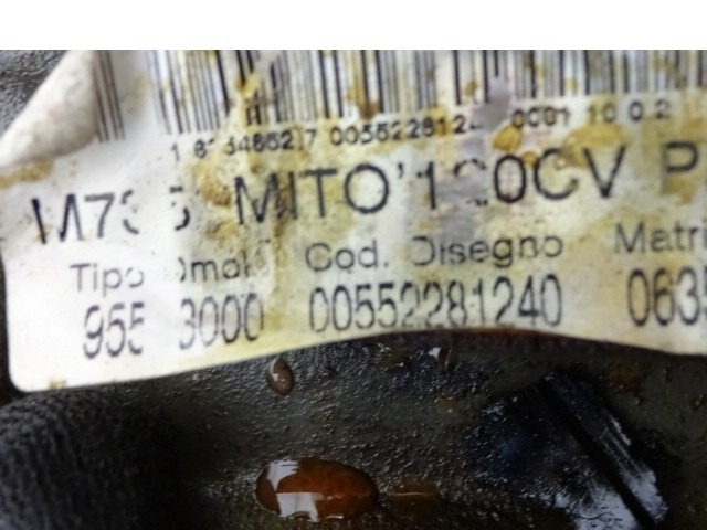 MOTOR OEM N. 955A3000 ORIGINAL REZERVNI DEL ALFA ROMEO MITO 955 (2008 - 2018) DIESEL LETNIK 2009