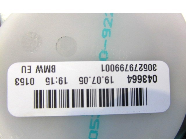 VARNOSTNI PAS OEM N. 305280000000 ORIGINAL REZERVNI DEL BMW SERIE 3 BER/SW/COUPE/CABRIO E90/E91/E92/E93 (2005 -2009) DIESEL LETNIK 2005