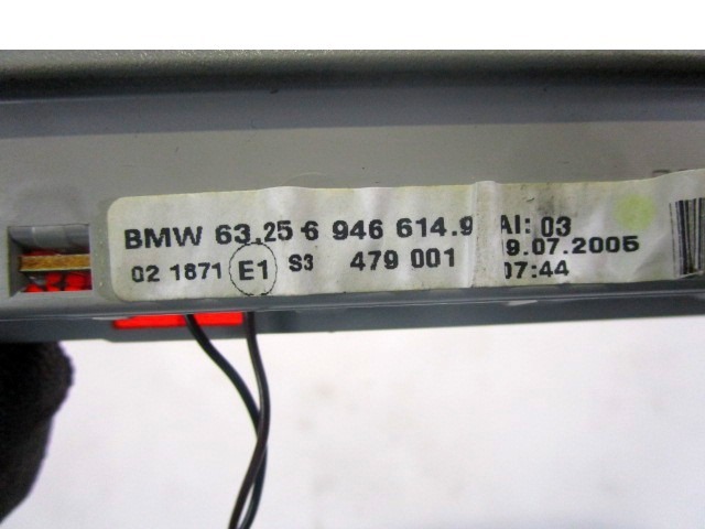 TRETJA ZAVORNA LUC OEM N. 63256946614 ORIGINAL REZERVNI DEL BMW SERIE 3 BER/SW/COUPE/CABRIO E90/E91/E92/E93 (2005 -2009) DIESEL LETNIK 2005