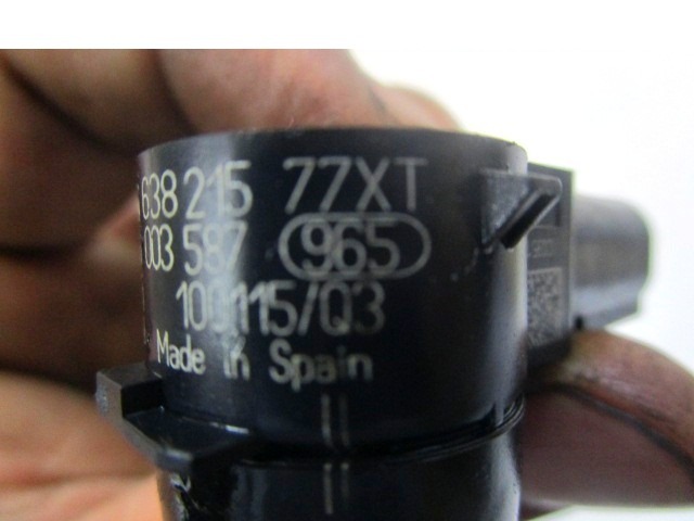 PARKIRNI SENZORJI OEM N. 9663821577XT 0263003587 ORIGINAL REZERVNI DEL PEUGEOT PARTNER TEPEE MK2 (2008 - 2015) DIESEL LETNIK 2010