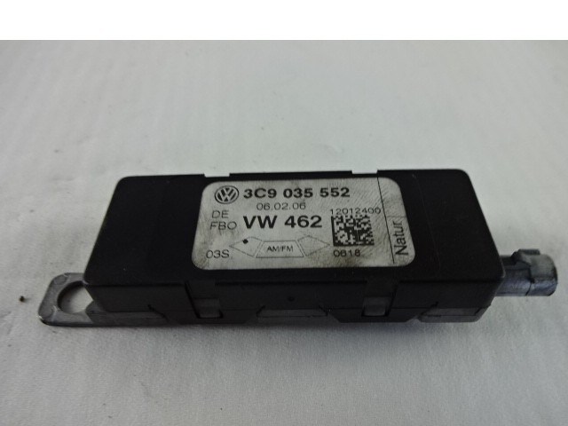 OJACEVALEC / ANTENA OEM N. 3C9035552 ORIGINAL REZERVNI DEL VOLKSWAGEN PASSAT B6 3C2 3C5 BER/SW (2005 - 09/2010)  DIESEL LETNIK 2006