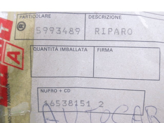 NOSILEC RADIATORJA OEM N. 5993489 ORIGINAL REZERVNI DEL FIAT REGATA 138 (1983 -1986)BENZINA LETNIK 1985