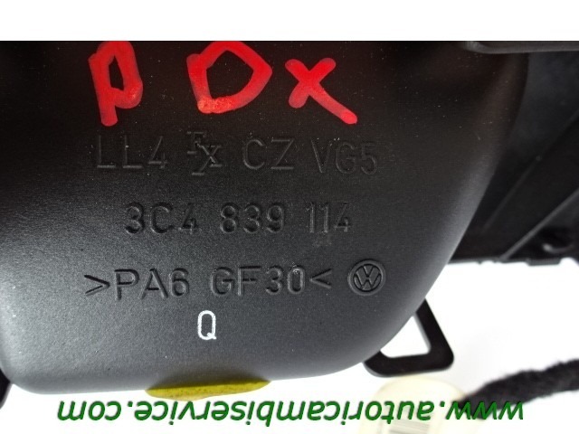 NOTRANJA KLJUKA  OEM N. 3C4839114 ORIGINAL REZERVNI DEL VOLKSWAGEN PASSAT B6 3C2 3C5 BER/SW (2005 - 09/2010)  DIESEL LETNIK 2006