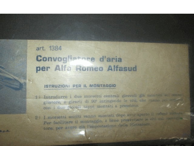RADIATOR VODE OEM N. 2513 ORIGINAL REZERVNI DEL ALFA ROMEO ALFASUD 901 MK1 (1972 - 1977)BENZINA LETNIK 1973