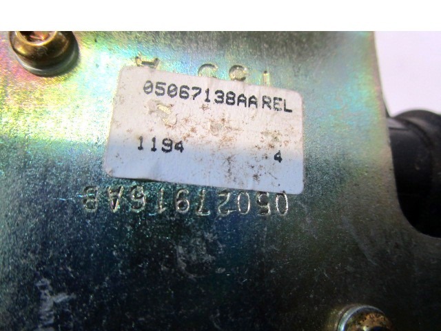 CENTRALNO ZAKLEPANJE ZADNJIH DESNIH VRAT OEM N. 05067138AA ORIGINAL REZERVNI DEL CHRYSLER PT CRUISER PT (2000 - 2010) BENZINA LETNIK 2001