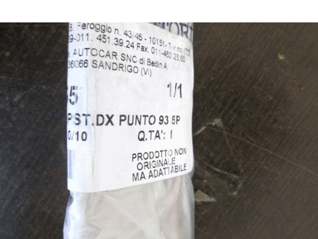ZUNANJI PROFILI IN LETVE OEM N.  ORIGINAL REZERVNI DEL FIAT PUNTO 176 MK1/MK1 CABRIO (1993 - 08/1999) BENZINA LETNIK 1993
