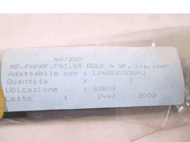 ZUNANJI PROFILI IN LETVE OEM N. 172752 ORIGINAL REZERVNI DEL VOLKSWAGEN GOLF IV 1J1 1E7 1J5 MK4 BER/SW (1998 - 2004) DIESEL LETNIK 1998