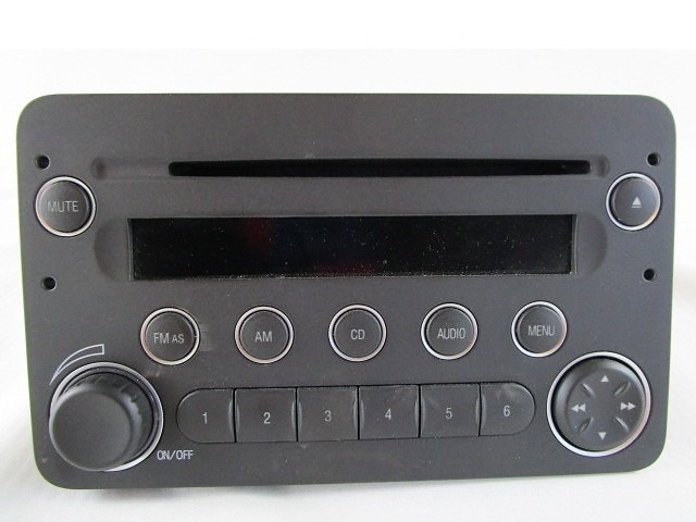 RADIO CD / OJACEVALNIK / IMETNIK HIFI OEM N. 1561073093 ORIGINAL REZERVNI DEL ALFA ROMEO 159 939 BER/SW (2005 - 2013) DIESEL LETNIK 2008