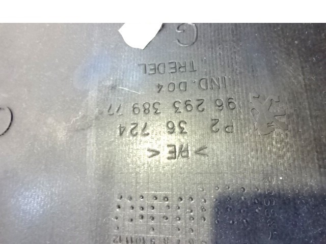 NOTRANJA OBLOGA ZADNJEGA BOKA  OEM N. 9629338977 ORIGINAL REZERVNI DEL PEUGEOT 206 / 206 CC 2A/C 2D 2E/K (1998 - 2003) BENZINA LETNIK 2001