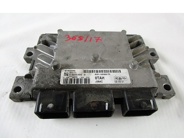 OSNOVNA KRMILNA ENOTA DDE / MODUL ZA VBRIZGAVANJE OEM N. 8V21-12A6650-TH ORIGINAL REZERVNI DEL FORD FIESTA CB1 CNN MK6 (09/2008 - 11/2012) BENZINA/GPL LETNIK 2009