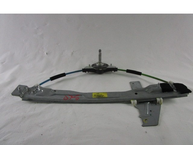 ROCNI SISTEM ZA DVIGOVANJE ZADNJEGA STEKLA  OEM N. 9681272180 ORIGINAL REZERVNI DEL CITROEN C3 PICASSO MK1 (2009 - 2012) BENZINA LETNIK 2009