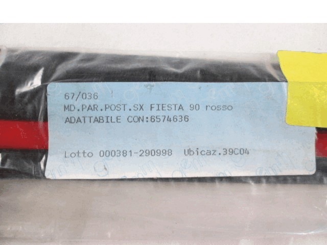 ZUNANJI PROFILI IN LETVE OEM N. 6574636 ORIGINAL REZERVNI DEL FORD FIESTA GFJ MK3 (1989 - 1995)BENZINA LETNIK 1989