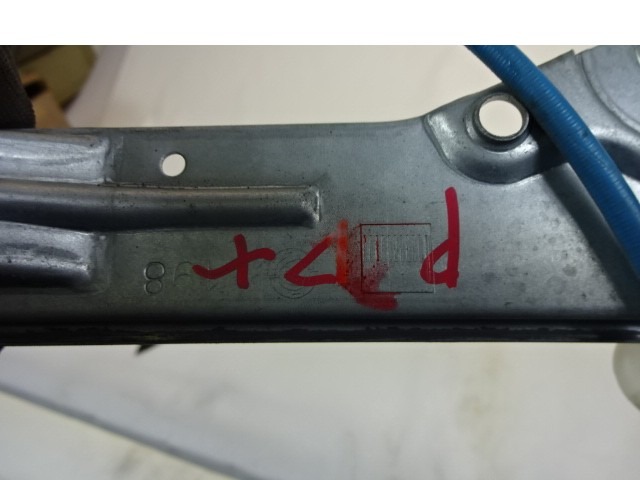 ROCNI SISTEM ZA DVIGOVANJE ZADNJEGA STEKLA  OEM N. 51779574 ORIGINAL REZERVNI DEL FIAT BRAVO 198 (02/2007 - 2010) BENZINA/GPL LETNIK 2009