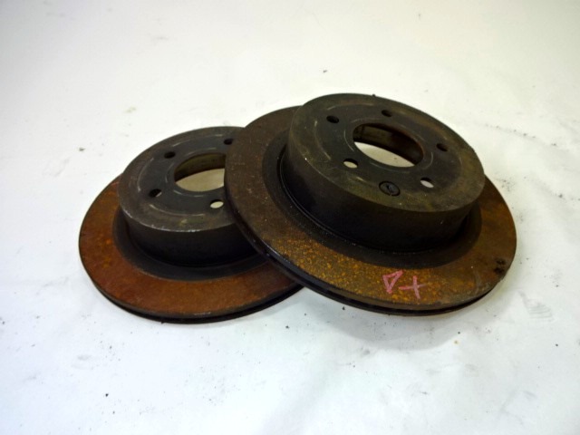 ZADNJI ZAVORNI DISKI OEM N. 43206JD00B ORIGINAL REZERVNI DEL NISSAN QASHQAI J10E (03/2010 - 2013) DIESEL LETNIK 2011