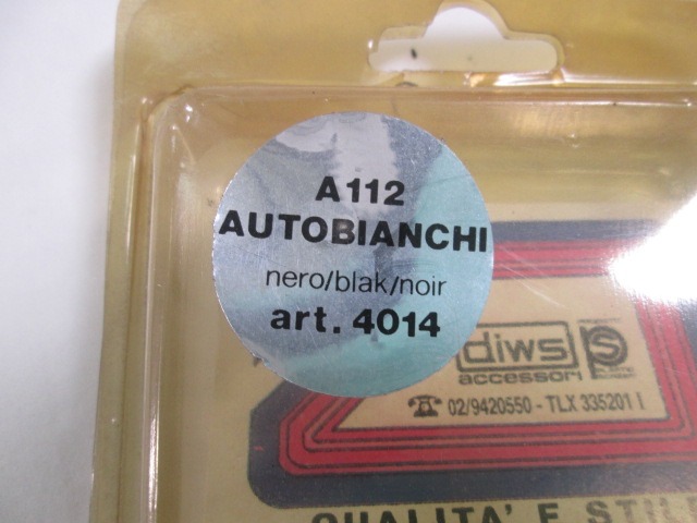 ZUNANJI PROFILI IN LETVE OEM N.  ORIGINAL REZERVNI DEL AUTOBIANCHI A112 (1969 - 1986)BENZINA LETNIK