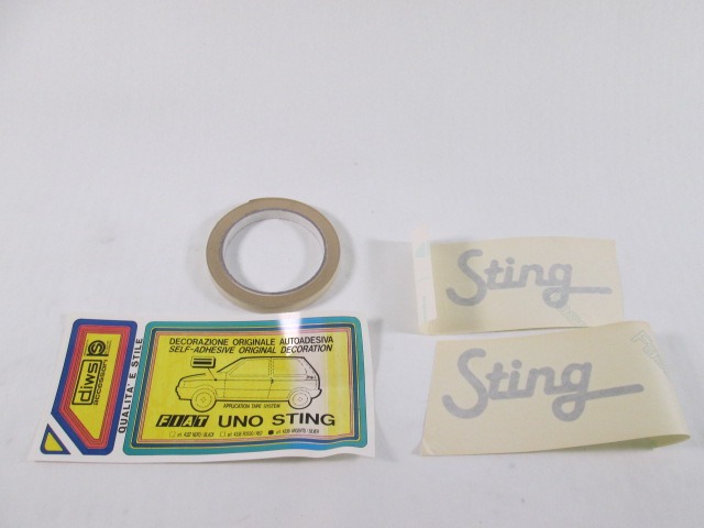 ZUNANJI PROFILI IN LETVE OEM N. 4339 ORIGINAL REZERVNI DEL FIAT UNO 146 MK1 (1983 -1989)BENZINA LETNIK 1983