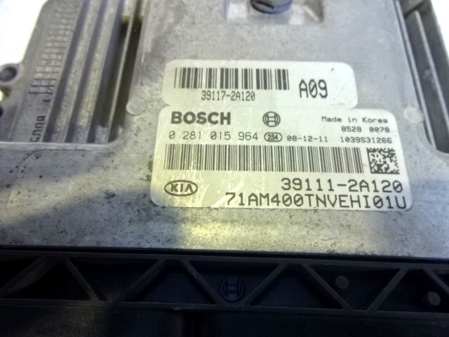 KOMPLET ODKLEPANJE IN VZIG  OEM N. 31017 KIT ACCENSIONE AVVIAMENTO ORIGINAL REZERVNI DEL KIA SOUL AM MK1 (2008 - 2013) DIESEL LETNIK 2009