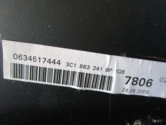 NASLON ZA ROKE/SREDINSKA KONZOLA OEM N. 3C0864207 ORIGINAL REZERVNI DEL VOLKSWAGEN PASSAT B6 3C2 3C5 BER/SW (2005 - 09/2010)  DIESEL LETNIK 2007