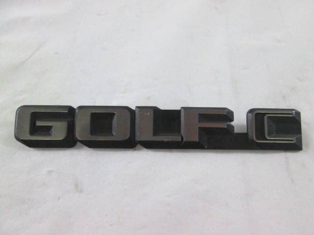 SPREDNJI IN ZADNJI EMBLEM OEM N. 191853687 ORIGINAL REZERVNI DEL VOLKSWAGEN GOLF II 19E 1G1 MK2 (1983 - 1992)BENZINA LETNIK 1985