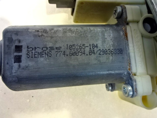 MEHANIZEM DVIGA ZADNJIH STEKEL  OEM N. 922364 ORIGINAL REZERVNI DEL CITROEN C5 DC DE MK1 SW (2000 - 2004) DIESEL LETNIK 2007