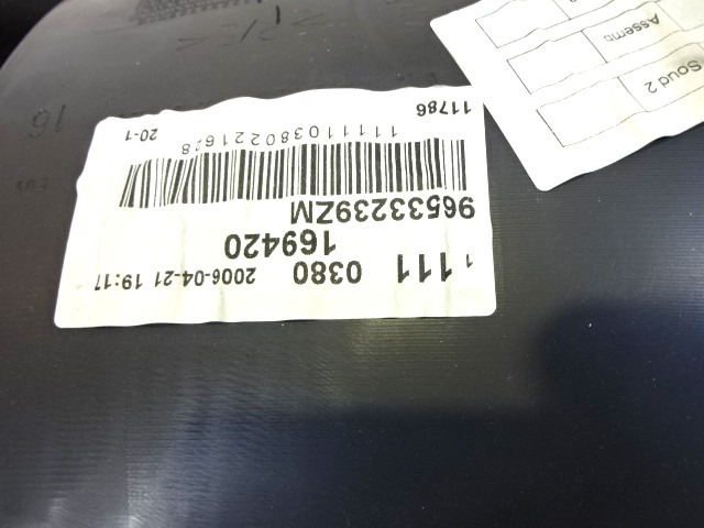 NOTRANJA OBLOGA SPREDNJIH VRAT OEM N. PNADTCTC5MK1SW5P ORIGINAL REZERVNI DEL CITROEN C5 DC DE MK1 SW (2000 - 2004) DIESEL LETNIK 2007