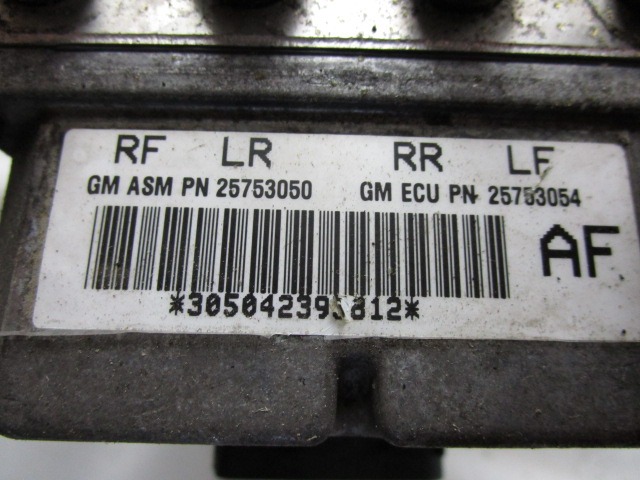 ABS AGREGAT S PUMPO OEM N. 25753050 ORIGINAL REZERVNI DEL CADILLAC SRX (2004 - 2009) BENZINA LETNIK 2005