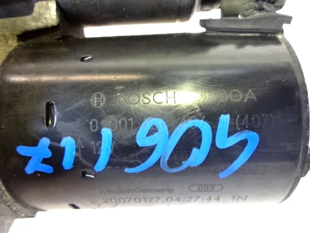ZAGANJAC MOTORJA  OEM N. 02T911023R ORIGINAL REZERVNI DEL VOLKSWAGEN POLO 9N R (2005 - 10/2009) BENZINA LETNIK 2007