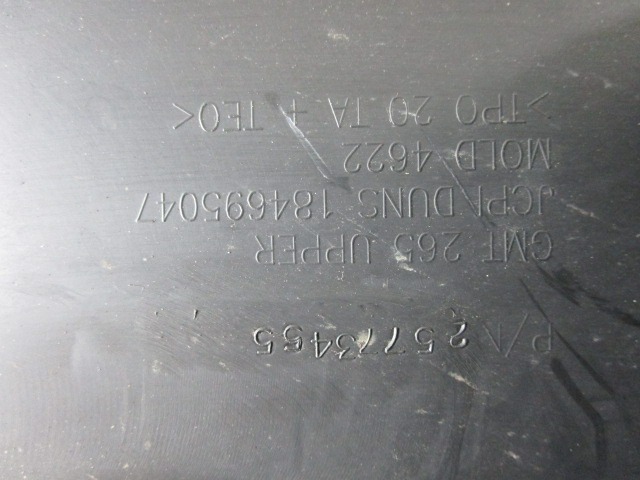 RE?ETKA POD VETROBRANSKIM STEKLOM OEM N. 25773455 ORIGINAL REZERVNI DEL CADILLAC SRX (2004 - 2009) BENZINA LETNIK 2005