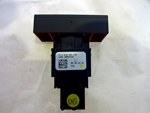 STIKALO VARNOSTNIH ZMIGAVCEV  OEM N. 6J0953235 ORIGINAL REZERVNI DEL SEAT IBIZA 6J5 6P1 MK4 BER/SW (2008 - 2012)BENZINA LETNIK 2012