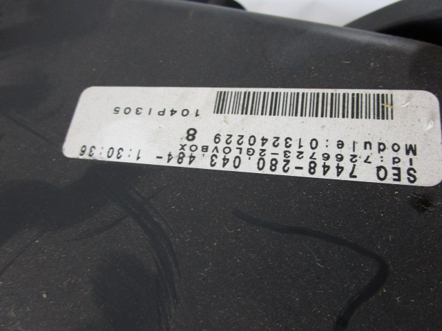 PREDAL ZA DOKUMENTE OEM N. 13240229 ORIGINAL REZERVNI DEL OPEL ASTRA H A04 L48,L08,L35,L67 5P/3P/SW (2004 - 2007) DIESEL LETNIK 2006