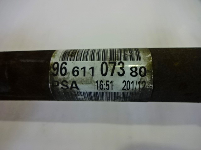 LEVA SPREDNJA POGONSKA GRED  OEM N. 9661107380 ORIGINAL REZERVNI DEL PEUGEOT 208 CA CC MK1 (2012 -2019) DIESEL LETNIK 2012